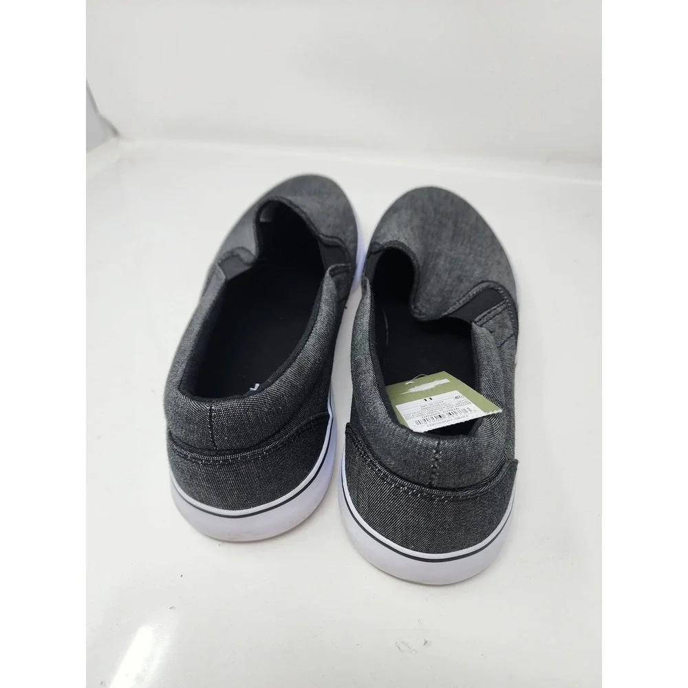 Goodfellow & Co Mens Phillip Slip On Sneakers Gray Canvas Casual Size 11